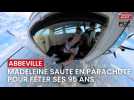 Abbeville : Madeleine Lesage saute en parachute pour ses 95 ans