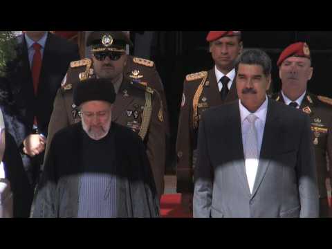 Venezuela's Maduro receives Iran's Raisi in Caracas