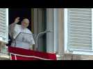 Pope Francis leads Angelus prayer for the first time since leaving hospital