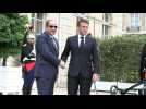 Macron receives Egyptian counterpart Al-Sissi at the Elysée Palace