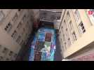 A Toulouse, le festival de street art Mister Freeze investit une caserne de pompiers