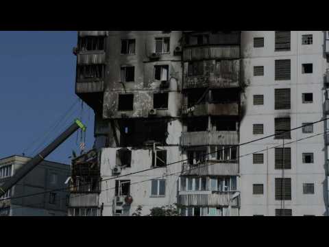 At least two dead after building explosion in Kyiv