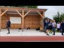 Saint-Pol-sur-Ternooise : inauguration de la nouvelle piste d'athlétisme du lycée Châtelet