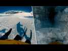 VIDÉO. Un skieur tombe dans une crevasse dans les Alpes