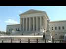 Images of SCOTUS as it is set to decide on abortion pill access