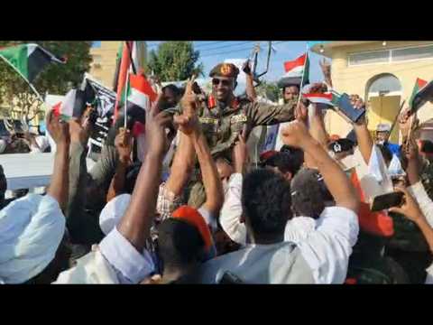 Port Sudan residents rally in support of army