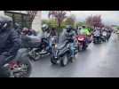 200 motards en colère contre le contrôle technique des motos