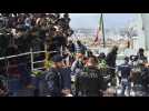 Italie : 29 migrants débarqués au port de Bari à bord du navire Ocean Viking