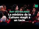 Nuit des Molières : Rima Abdul Malak réagit en pleine cérémonie au tacle de deux artistes