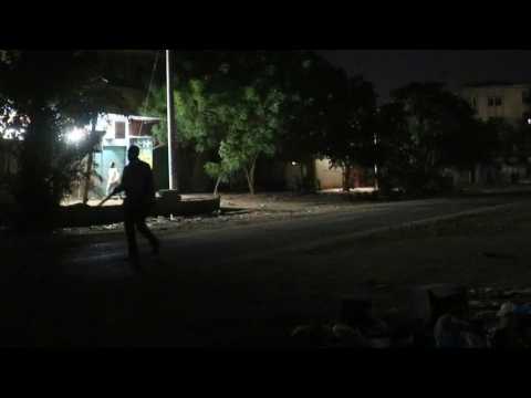 Power outage leaves Khartoum neighbourhood in the dark