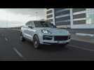 The new Porsche Cayenne E-Hybrid Coupe Driving Video