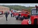 Départ de la cavalcade des sapeurs-pompiers de Montville vers Dieppe