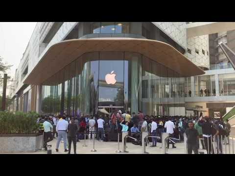 Apple opens first store in India