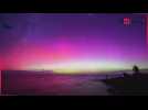 De somptueuses aurores boréales illuminent le ciel de la Nouvelle-Zélande