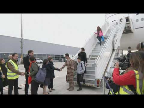 Plane carrying 245 evacuees from Sudan arrives in Paris