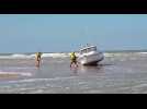 Un bateau s'échoue mardi 25 avril sur la plage des Hemmes-de-Marck