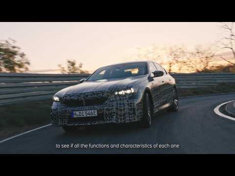 The BMW i5 in dynamic summer testing