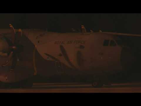 Images of British military aircraft in Cyprus amid Sudan evacuations