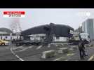 VIDÉO. Transport exceptionnel de pièces de paquebot aux Chantiers de l'Atlantique de Saint-Nazaire