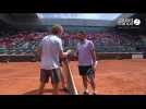 Madrid - Rublev et Wawrinka jouent le toss à chifoumi