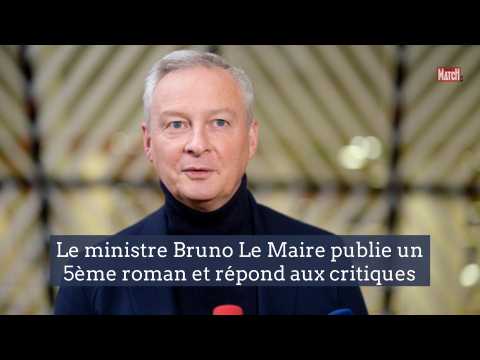 VIDEO : Le ministre Bruno Le Maire publie un 5me roman et rpond aux critiques