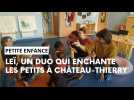 Le duo Lei dans une crèche