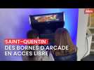 Des bornes d'arcade en accès libre à la médiathèque de Saint-Quentin jusqu'au 21 avril