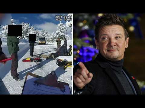Police bodycam footage shows aftermath of actor Jeremy Renner's snow plow accident