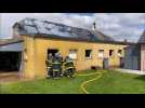 Un atelier détruit par le feu à Bousies