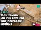 À Paris, une nécropole de l'Antiquité découverte sur un chantier du RER