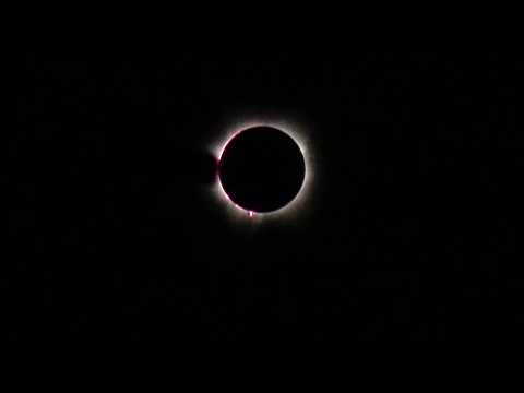 Total solar eclipse seen from East Timor