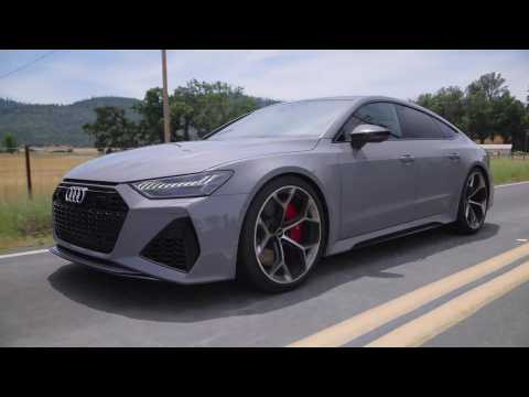 Audi RS 7 Sportback performance in Nardo grey Driving Video