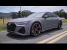 Audi RS 7 Sportback performance in Nardo grey Driving Video