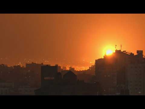 Israel air strikes on Gaza in response to rocket fire