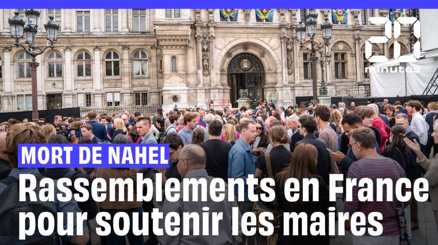 Emeutes à L'Haÿ-les-Roses : Devant leur hôtel de ville, les maires dénoncent des attaques « inconséquentes et violentes »