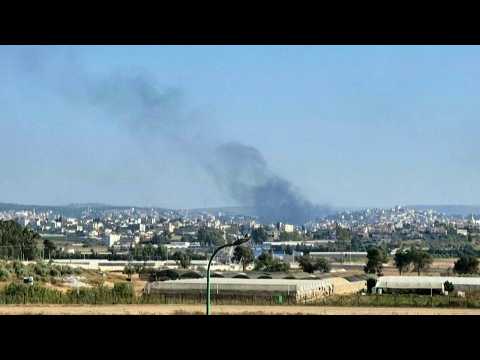 Smoke billows from West Bank's Jenin amid large-scale Israeli operation