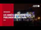 VIDÉO. Les 60's font swinguer la façade du Parlement de Bretagne à Rennes