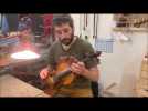 Un luthier calaisien fabrique un instrument