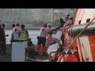 Des migrants débarquent à Grande Canarie après avoir été secourus en mer