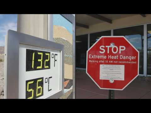 US: strong heat wave hits Death Valley, California
