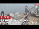 L'entreprise les Péons du Santerre rénovent les gaines de ventilation agricole