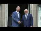 Brazilian President Lula meets Belgian King Philippe