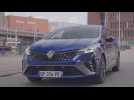 The new Renault Clio in Blue Iron Driving Video