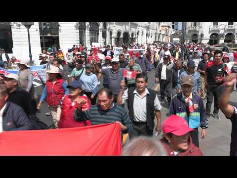 Anti-government protests resume in Peru