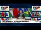Poutine ne se rendra pas au sommet des BRICS, l'Afrique du Sud soulagée