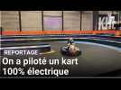 On a testé le karting électrique sur un circuit indoor de 400 mètres près d'Arras