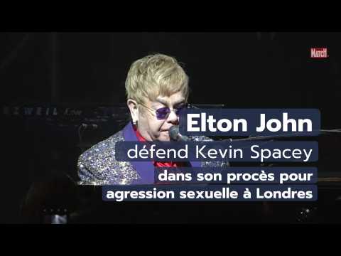 VIDEO : Elton John défend Kevin Spacey dans son procès pour agression sexuelle