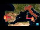 Feux en Grèce, Italie, Portugal : l'Europe du Sud touchée par des incendies meurtriers