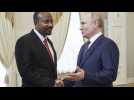 Vladimir Poutine accueille plusieurs dirigeants africains à Saint-Pétersbourg