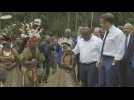 PNG: Emmanuel Macron visits forest with Papua New Guinea PM James Marape